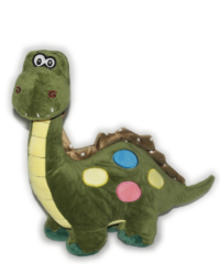 CH1614 - Dinossauro colorido de plush (33 cm)