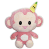 CH1715 - Macaco de plush com chapéu (60 cm) ESGOTADO