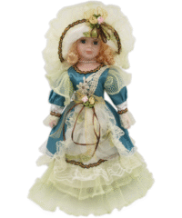 8010 - Boneca Camponesa 8" (20 cm)