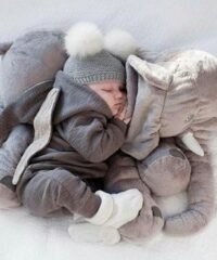 CH1656 - Elefante de plush G/Almofada (60 cm)